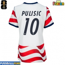 Vereinigte Staaten Christian Pulisic #10 Heimtrikot Frauen EM 2024 Kurzarm